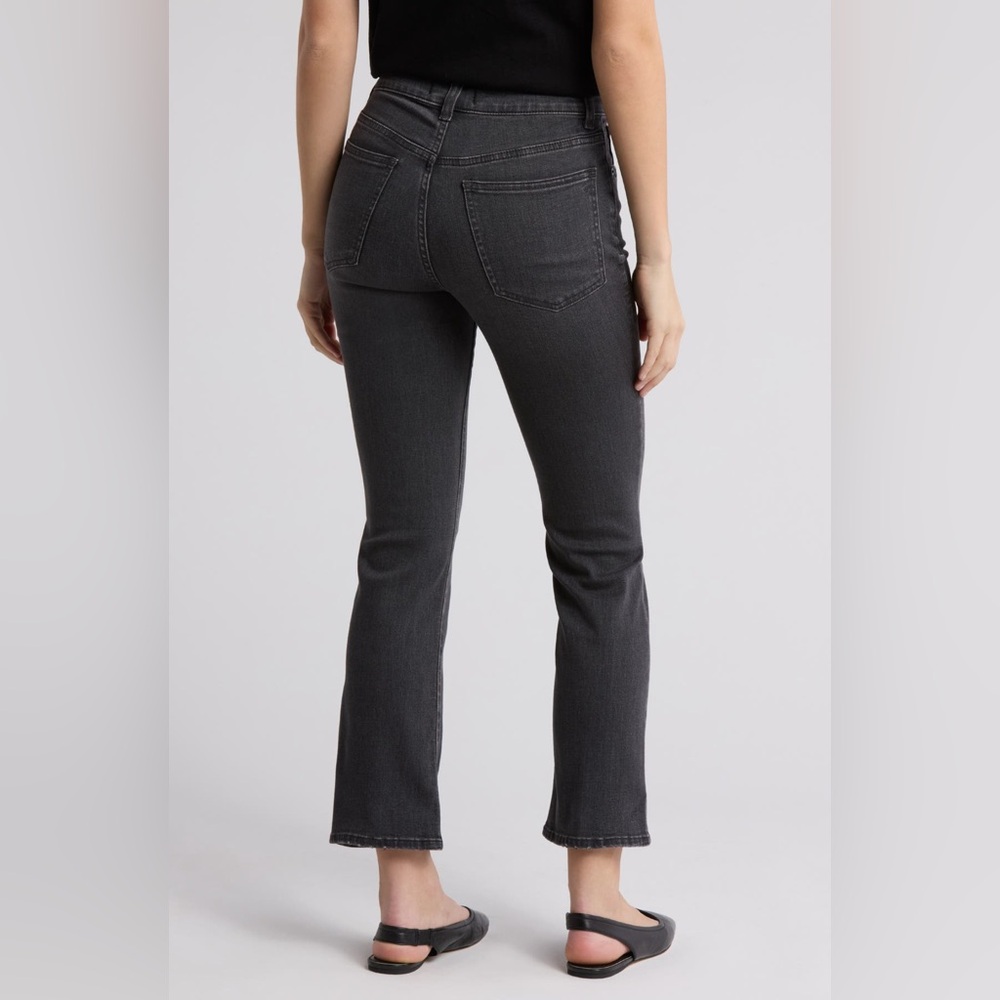 Madewell Mid RiseKick Out Black Flare Jeans size 30 - Picture 2 of 9
